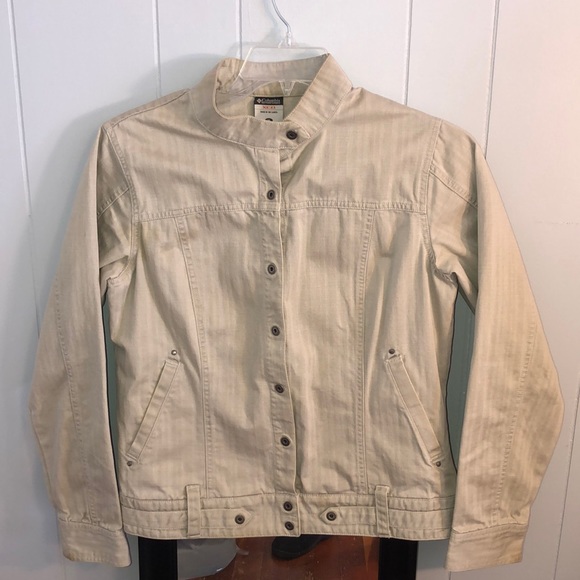 Columbia XCO Beige denim jacket Medium